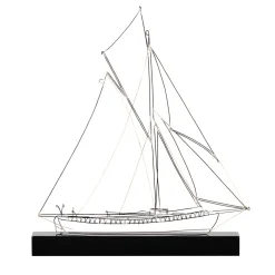 Barca a vela Saint Tropez in metallo