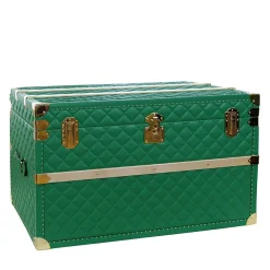Baule Reale in Pelle Verde