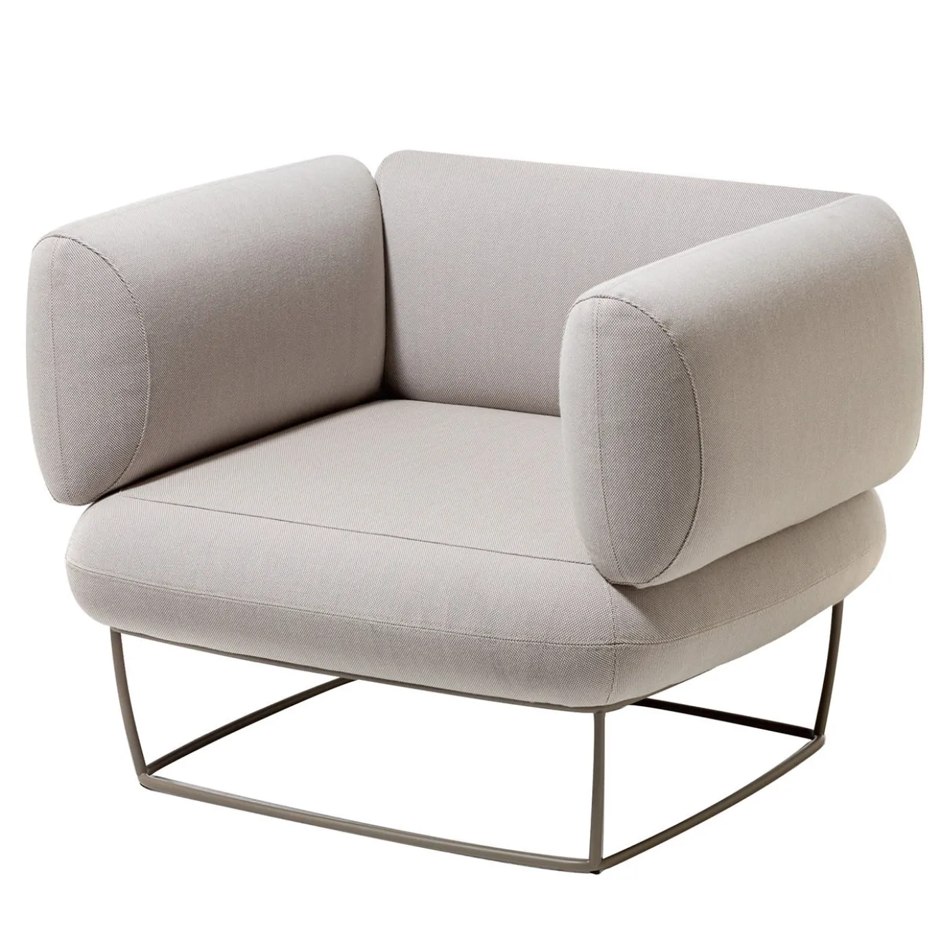 Bernard Poltroncina grigio chiaro