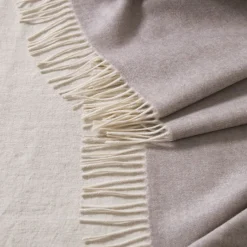 Biella60 Coperta grigio tortora