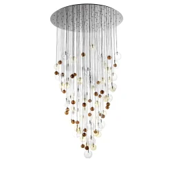 Bolle di sapone Lampadario a cascata in policromia