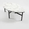 Book 2 white calacatta marble coffee table