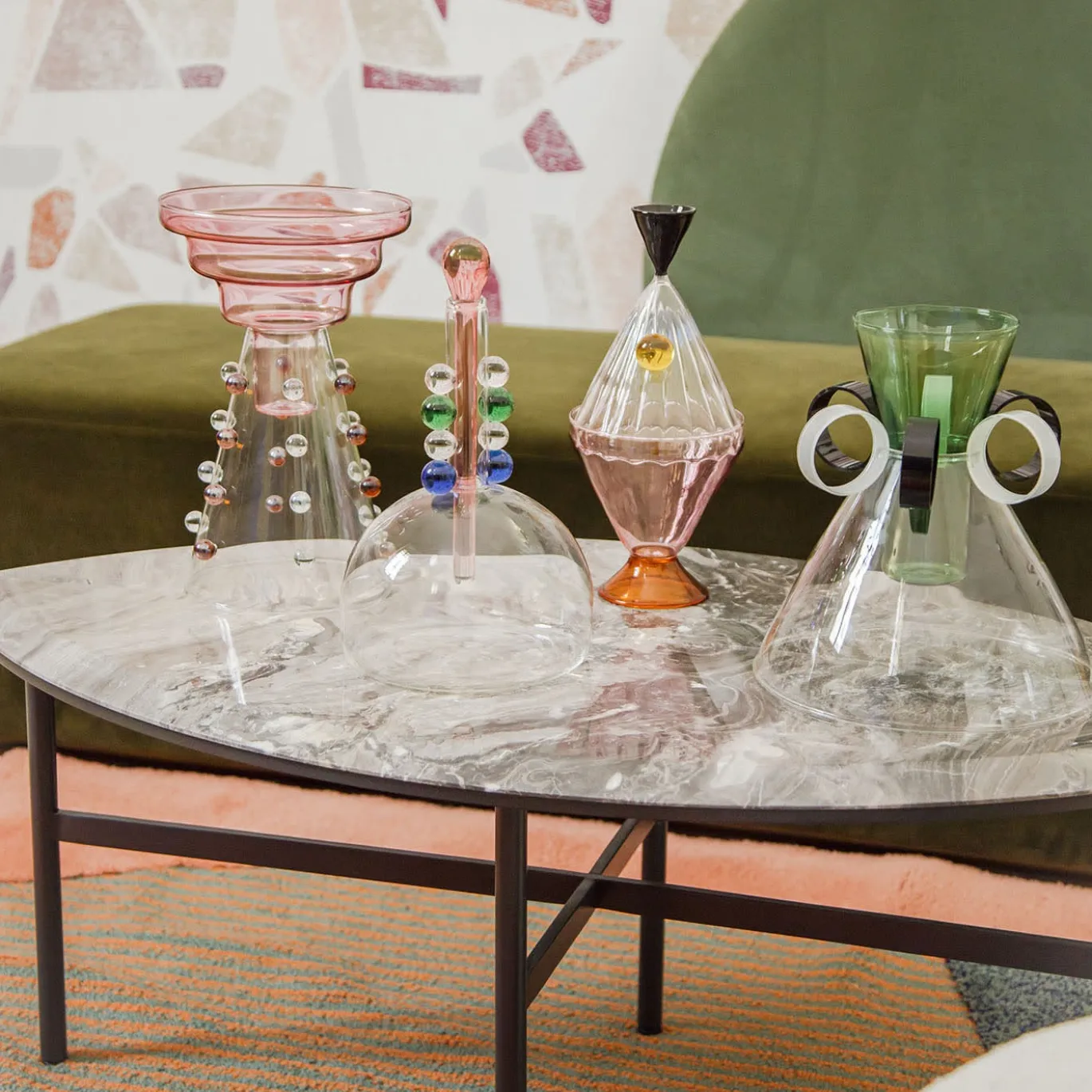 Book 2 white calacatta marble coffee table