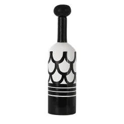 Bottiglia Decorativa Bauhaus Nera