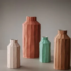 Bottiglia Decorativa Fide Corteccia C12/Roza Antico in Ceramica