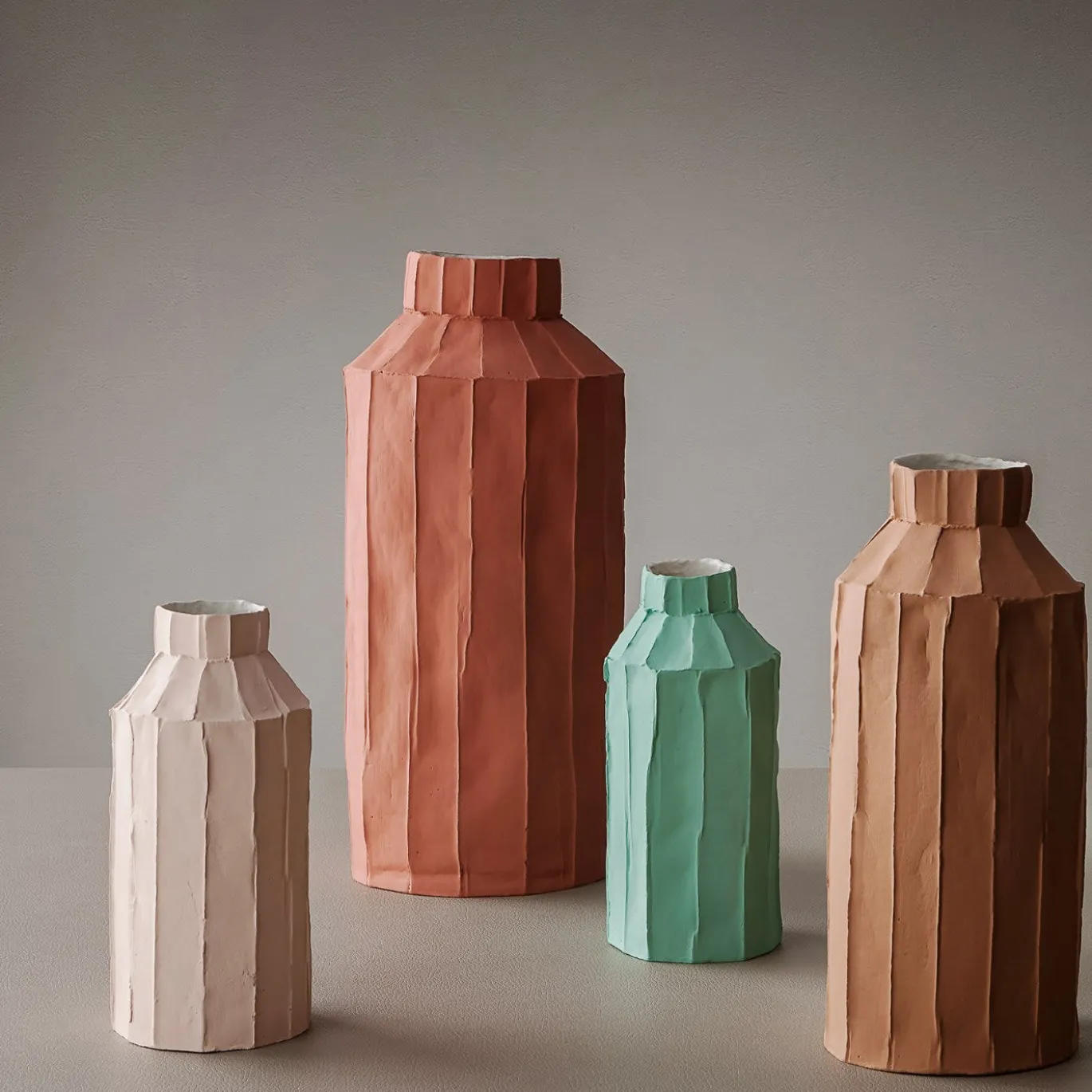 Bottiglia Decorativa Fide Corteccia C12/Roza Antico in Ceramica