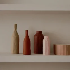 Bottiglia Decorativa Fide Corteccia C12/Roza Antico in Ceramica
