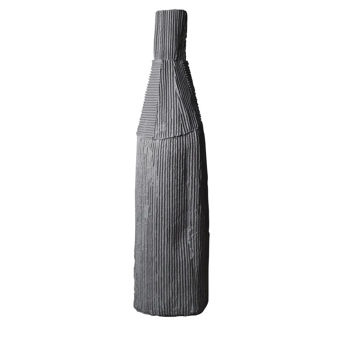 Bottiglia decorativa Gigante Cartoccio E19/Grigio cemento