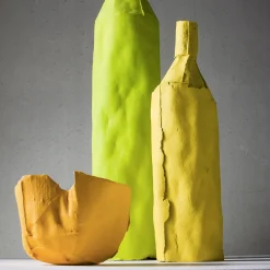 Bottiglia Decorativa LISCIA D11/Giallo Cedro