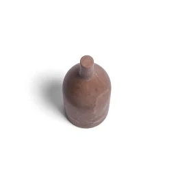 Bottiglia Decorativa Omaggio a Morandi Scultura in Marmo Rosso Collemandina