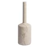 Bottiglia Decorativa Omaggio a Morandi Scultura in Marmo Botticino Bianco