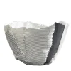 Bowl Cartoccio in ceramica bianca con inserto nero