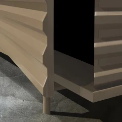 B-SIDE Credenza a 4 ante color beige sabbia