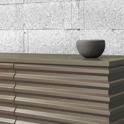 B-SIDE Credenza a 4 ante color beige sabbia