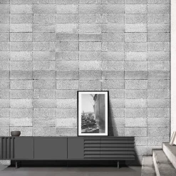B-SIDE Credenza a 4 ante grigio ardesia