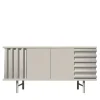 B-Side Credenza a 2 ante in MDF bianco perla