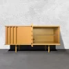 B-Side Credenza a 2 ante in MDF giallo miele