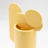 Bubble Family Arancia Vaso Giallo Pastello