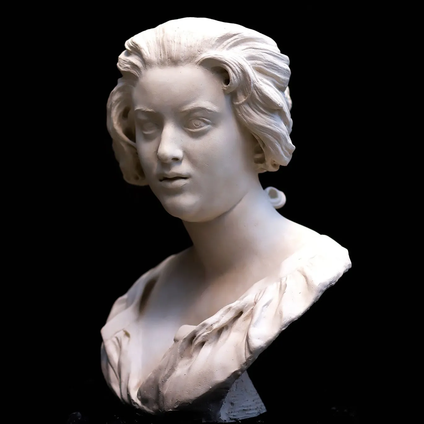 Busto di Costanza Bonarelli in Gesso Bianco