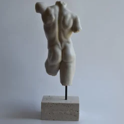 Busto Maschile in Marmo Bianco