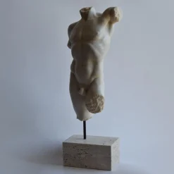 Busto Maschile in Marmo Bianco