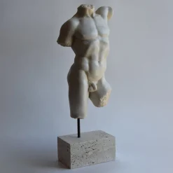 Busto Maschile in Marmo Bianco