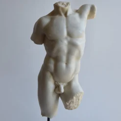 Busto Maschile in Marmo Bianco