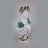 Busto scultura invernale in ceramica