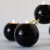 Candelabro a 11 sfere in marmo portoro nero Bramante di ADL Atelier Design Lab