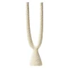 Candelabro Beta in ceramica cornsilk opaca