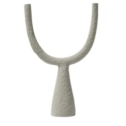Candelabro Delta in ceramica antracite opaco