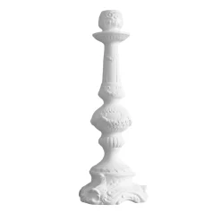 Candelabro in ceramica bianca Futura 24 di Paola Navone