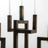 Candelabro in ottone azteco