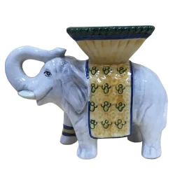 Candeliere Elefante dipinto a mano