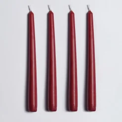 Candeliere in ceramica fucsia con 4 candele profumate