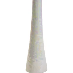 Candeliere Omega in ceramica bianca