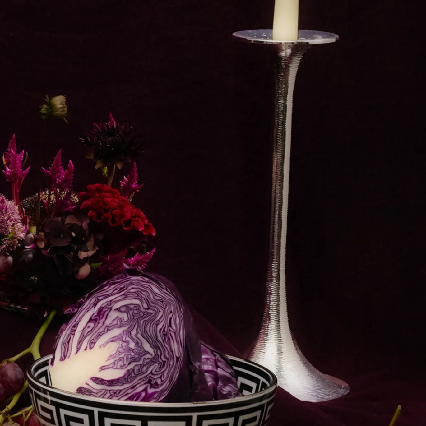 Candeliere / Vaso d'argento Madurai