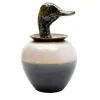 Canopo Anatra Vaso bianco e nero #2