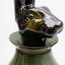 Canopo Lepre Vaso XL nero e verde