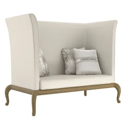 Canopo Love Seat da Esterno con Schienale Alto di Samuele Mazza