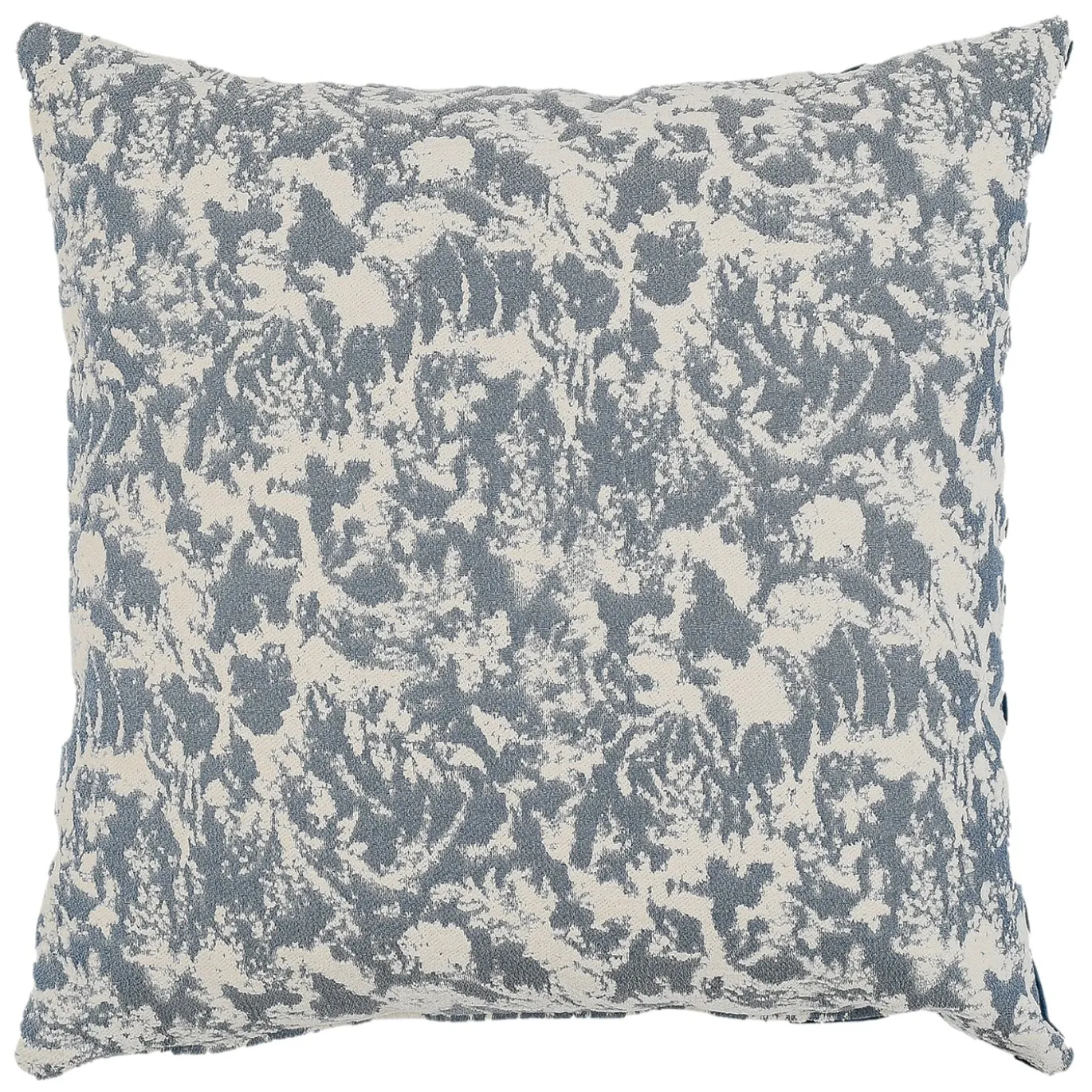 Carré T Blu Pied-de-Poule Cuscino Quadrato