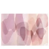 Carta da parati a trama rosa scuro della collezione Flo di Karim Rashid