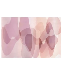 Carta da parati a trama rosa scuro della collezione Flo di Karim Rashid