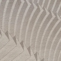 Carta da parati beige Fan plissé orizzontale