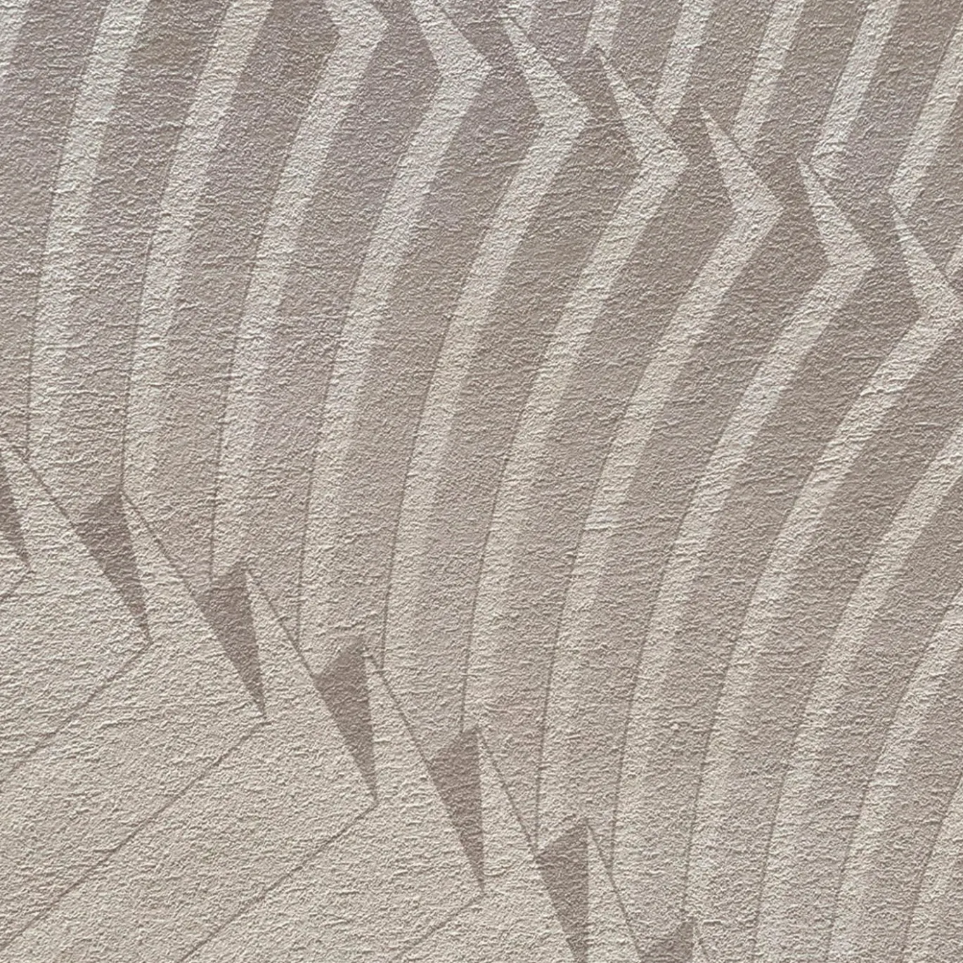 Carta da parati beige Fan plissé orizzontale