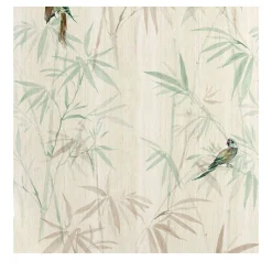 Carta da Parati Chinoiserie con Foresta di Bambù