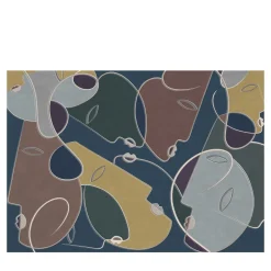 Carta da parati colorata con texture Heart beats