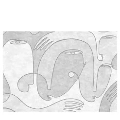 Carta da parati con texture grigia Oneline