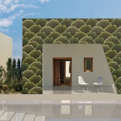 Carta da Parati da Esterno Summer Biloba Facade 22 Verde