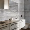 Carta da Parati Effetto Pietra di Marmo Bianco